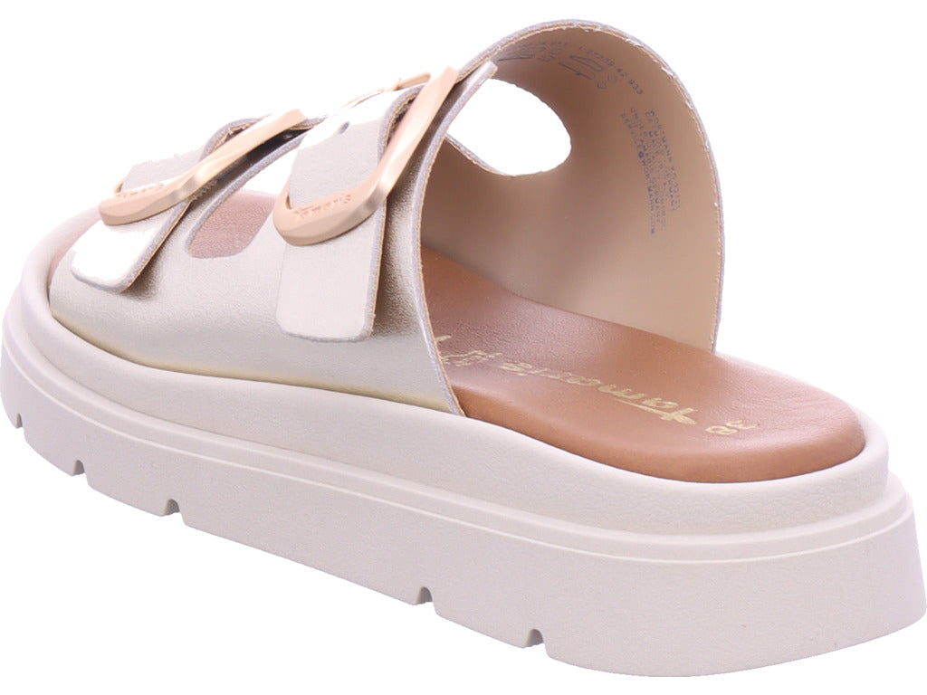 Tamaris Damen Pantolette  in gold