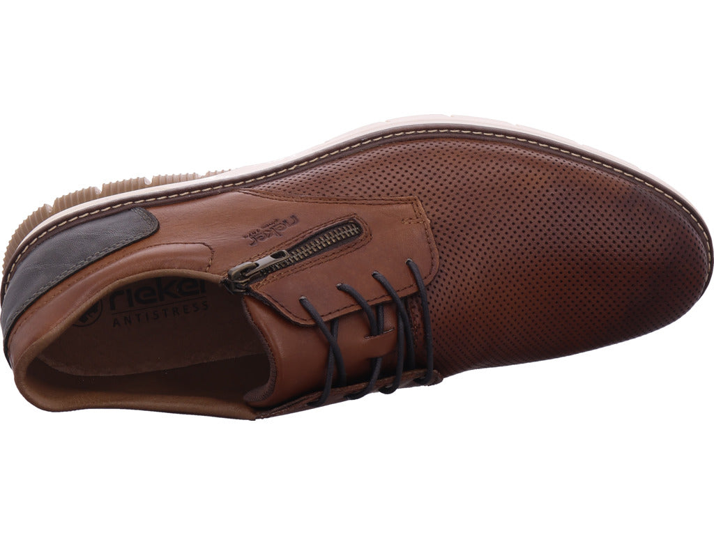 Pánské nízké boty Rieker v hnědé barvě