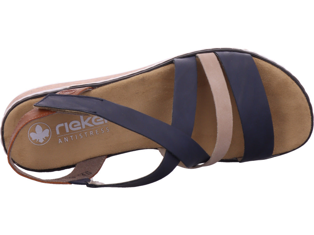 Rieker Damen  Fsk Damen Sandalen in blau