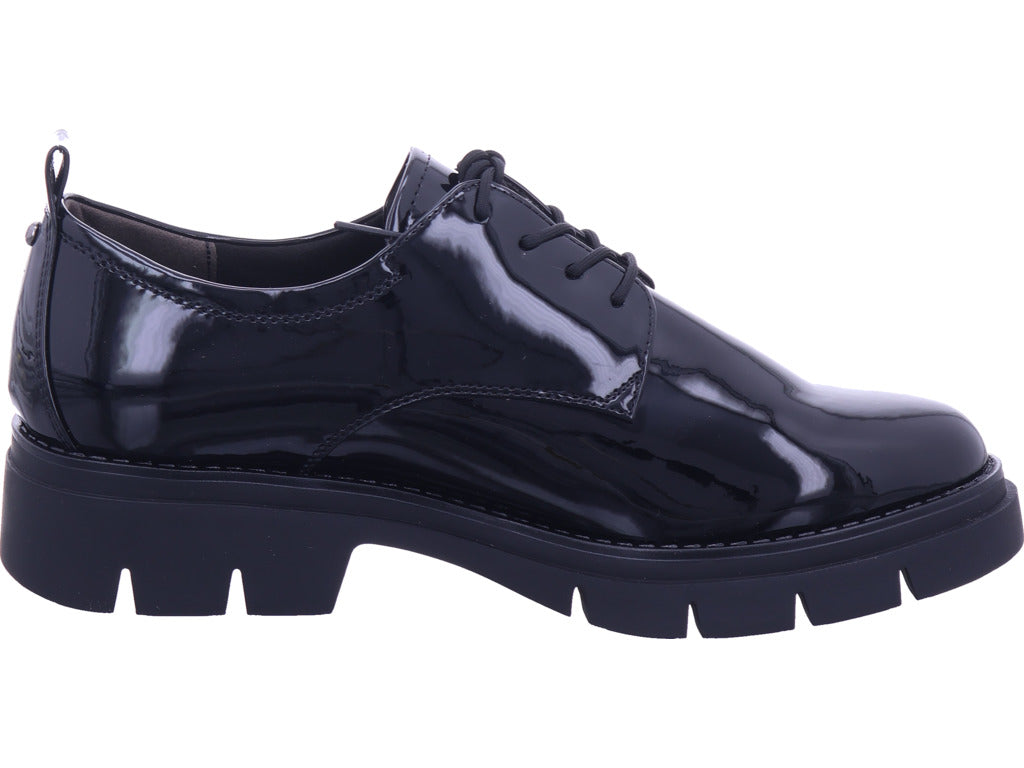 Tamaris women's lace-up shoes in black