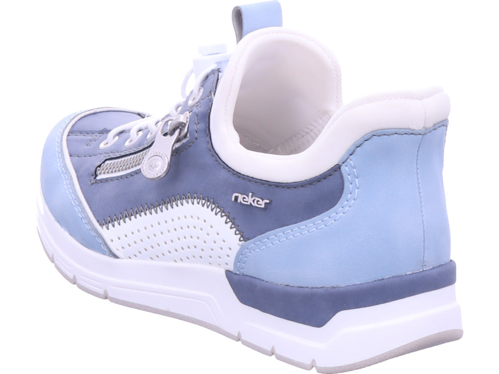 Rieker Damen  Fsk Damen Halbschuhe in blau