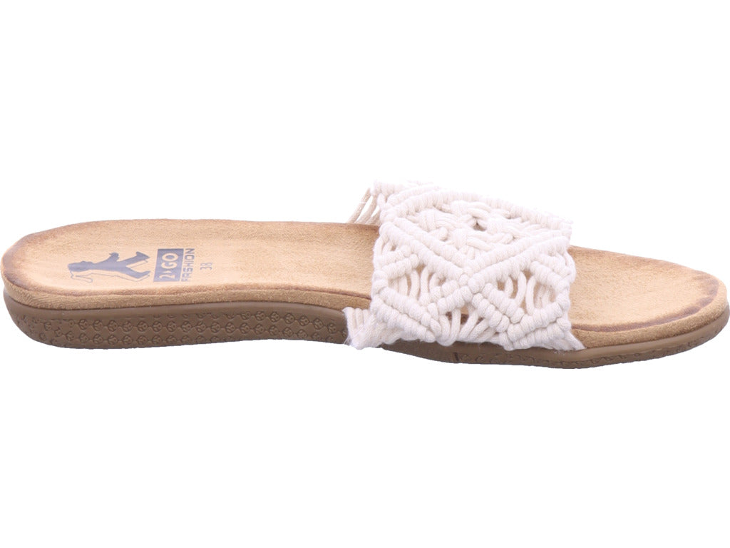 2 GO FASHION Damen Pantolette  in beige