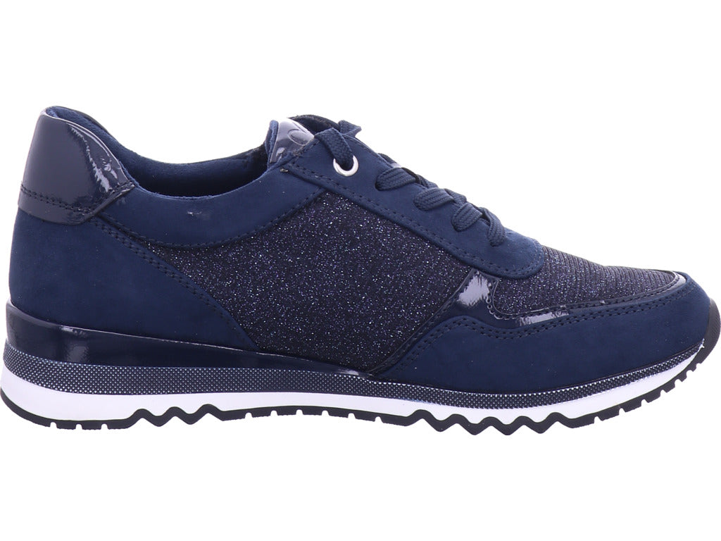 Marco Tozzi Damen Sneaker Women Lace-Up in blau