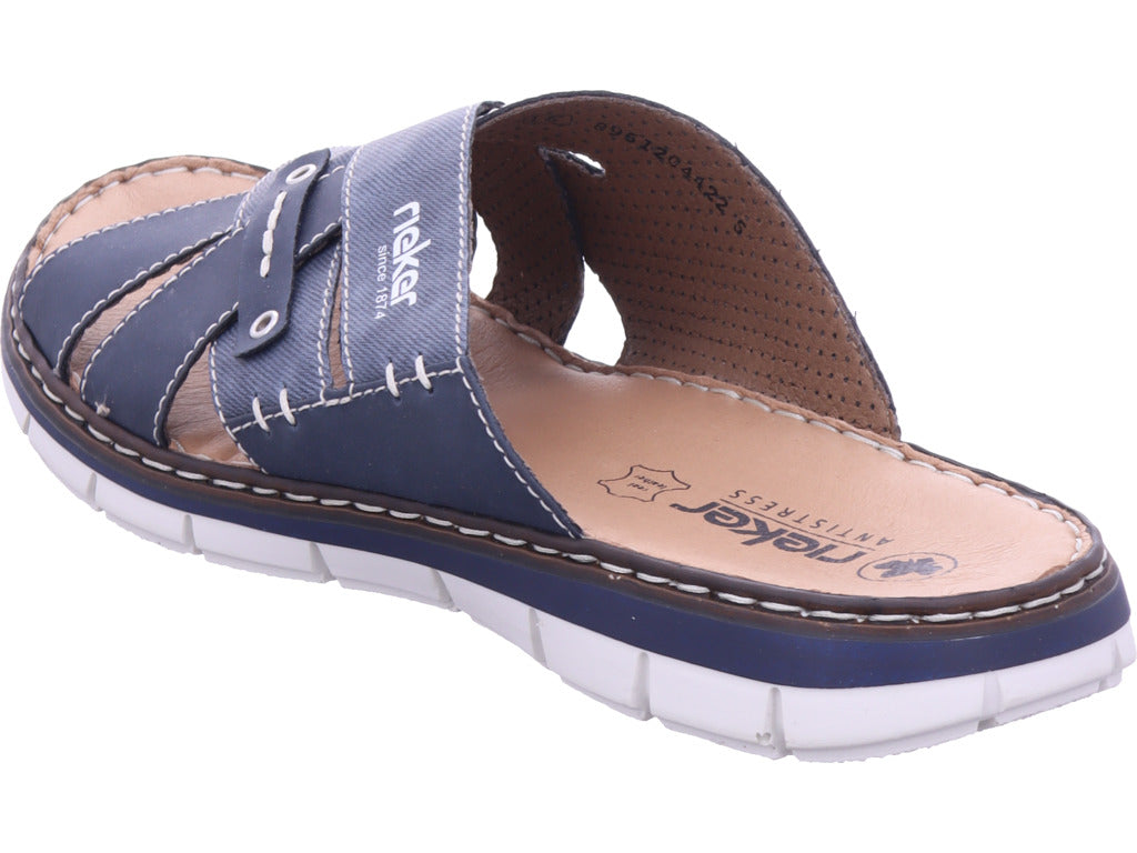 Rieker Herren Pantoffel  in blau