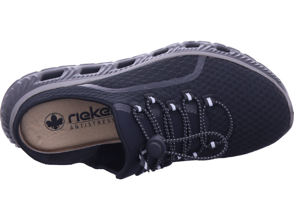 Rieker Damen Sabot Fsk Damen Halbschuhe in schwarz
