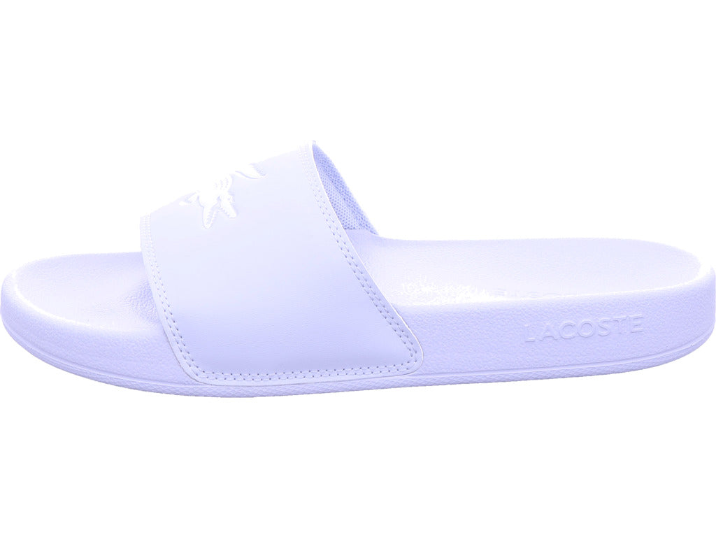 Lacoste Damen Pantolette Serve Slides in blau