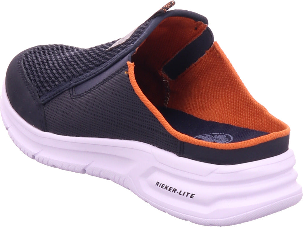 Rieker Herren Clog Fsk Herren Halbschuhe in blau