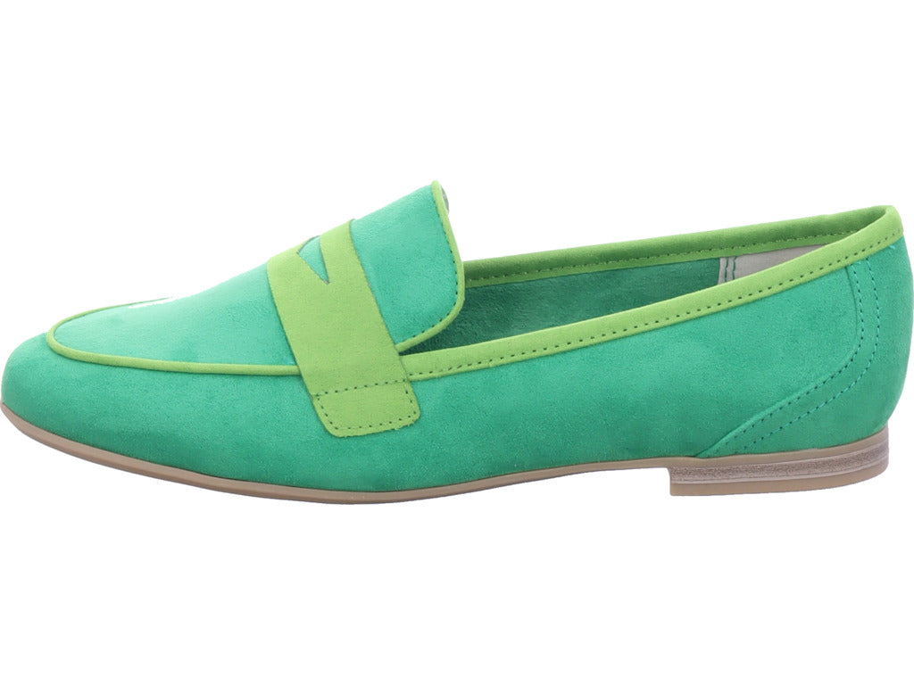 Marco Tozzi Damen Slipper  in grün