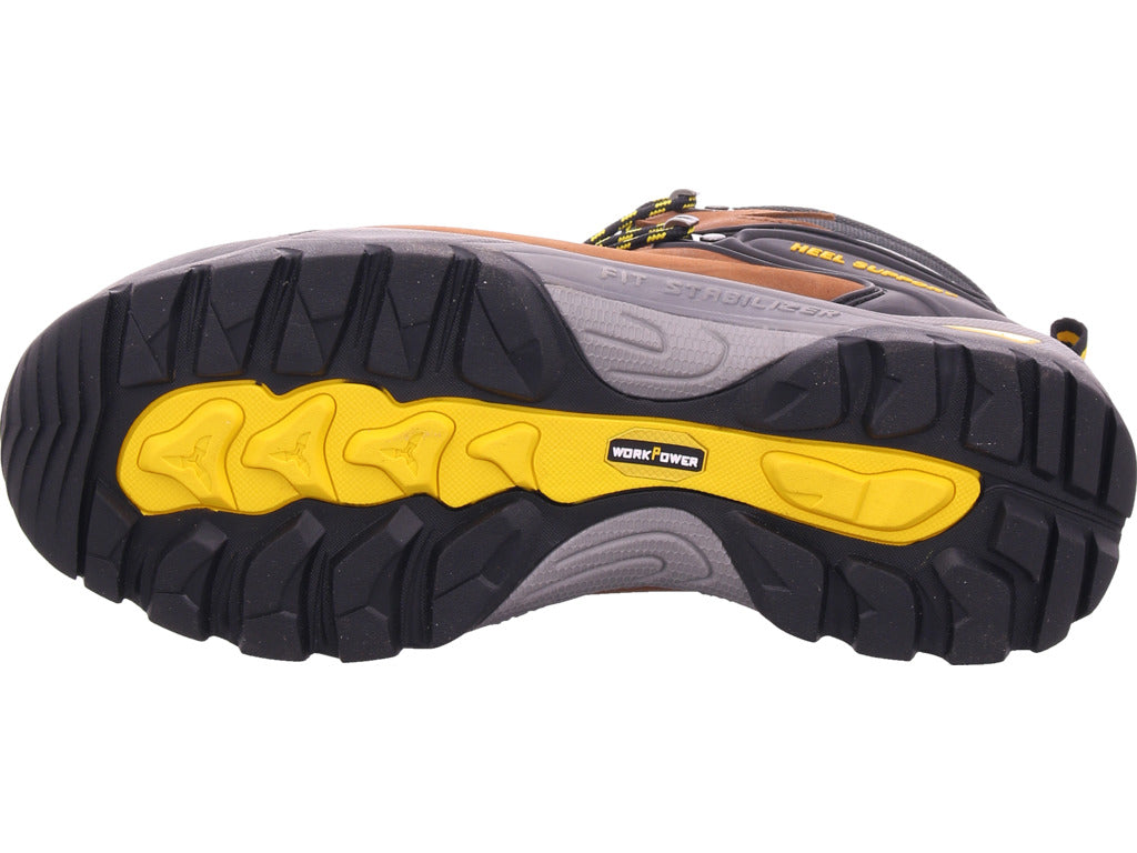 Pánská pracovní obuv WorkPower S3 Tiger v hnědé barvě