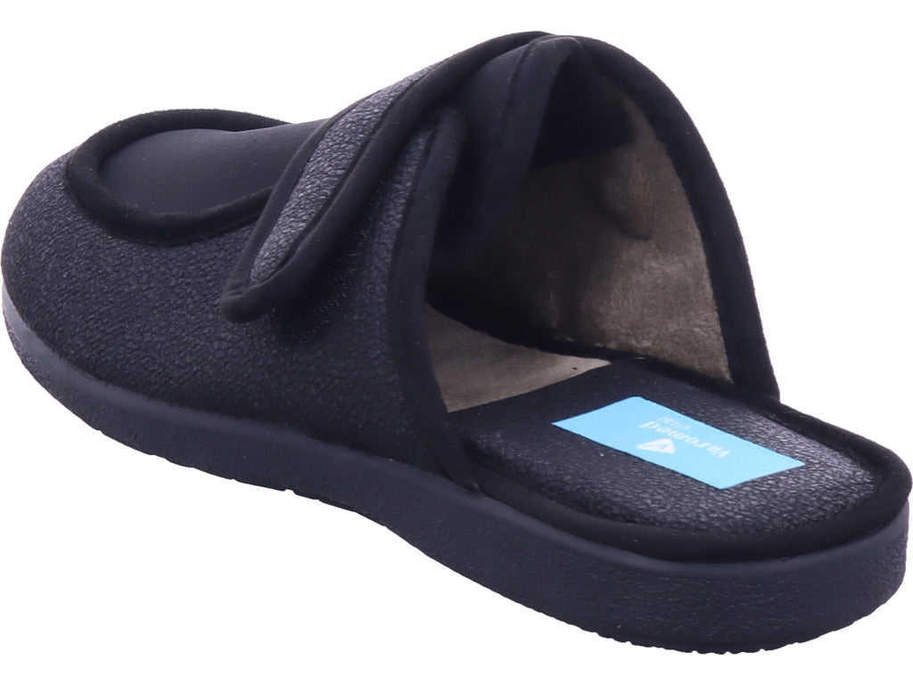 Varomed Herren Pantolette  in schwarz