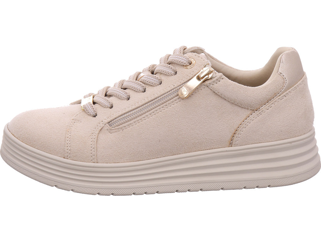 Marco Tozzi women's sneakers in beige