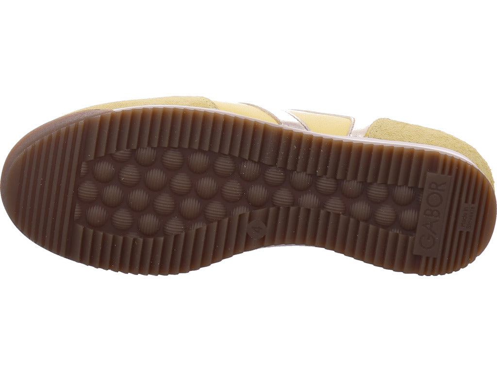 Gabor women's sneakers in yellow