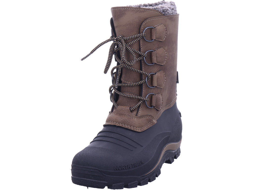 Zoth Spiral Men's Moonboot Spiral Brown/Black in black