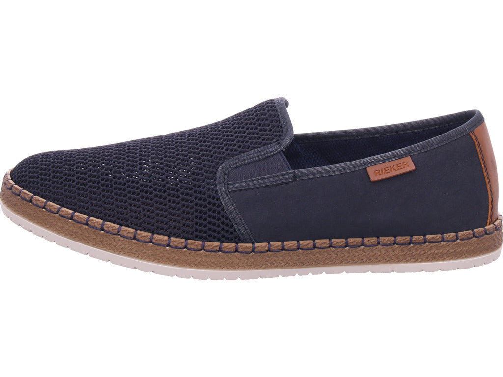 Rieker Herren Slipper  in blau
