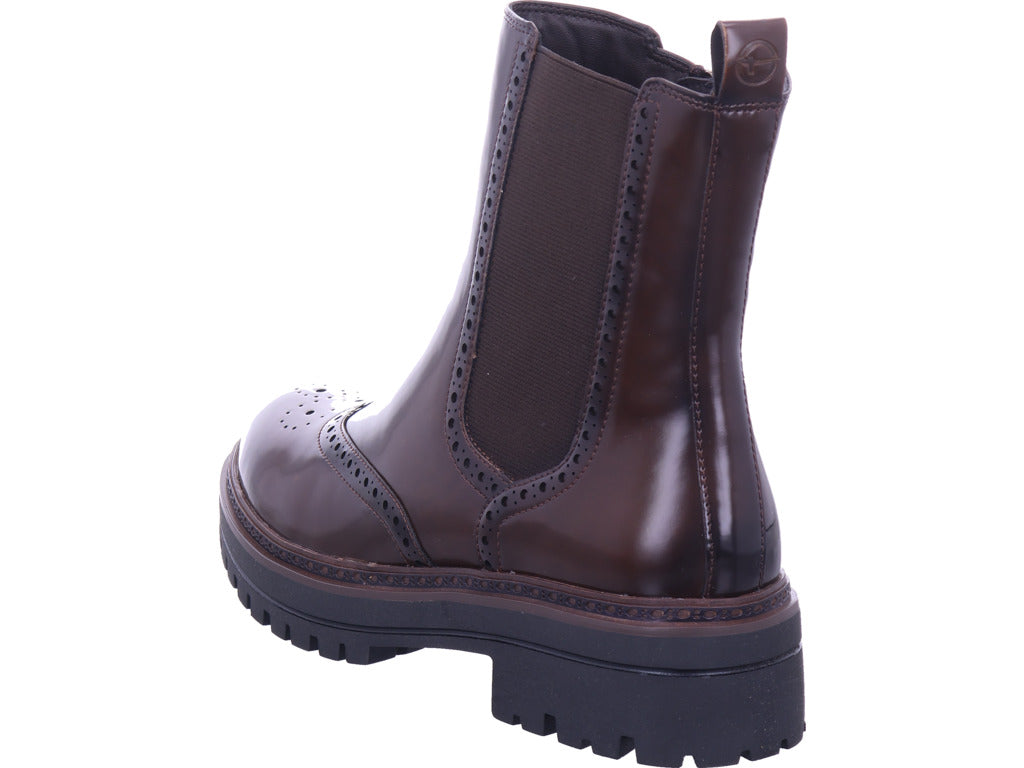 Dámské kalhotové kozačky Tamaris M2546345 v hnědé barvě