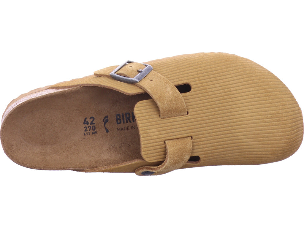 Birkenstock Herren Pantolette Boston Vl Corduroy in braun