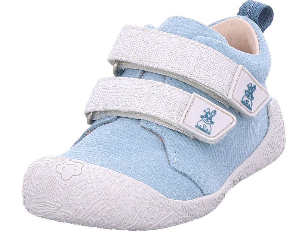 Affenzahn Jungen Halbschuh Prewalker Leather Walky in blau