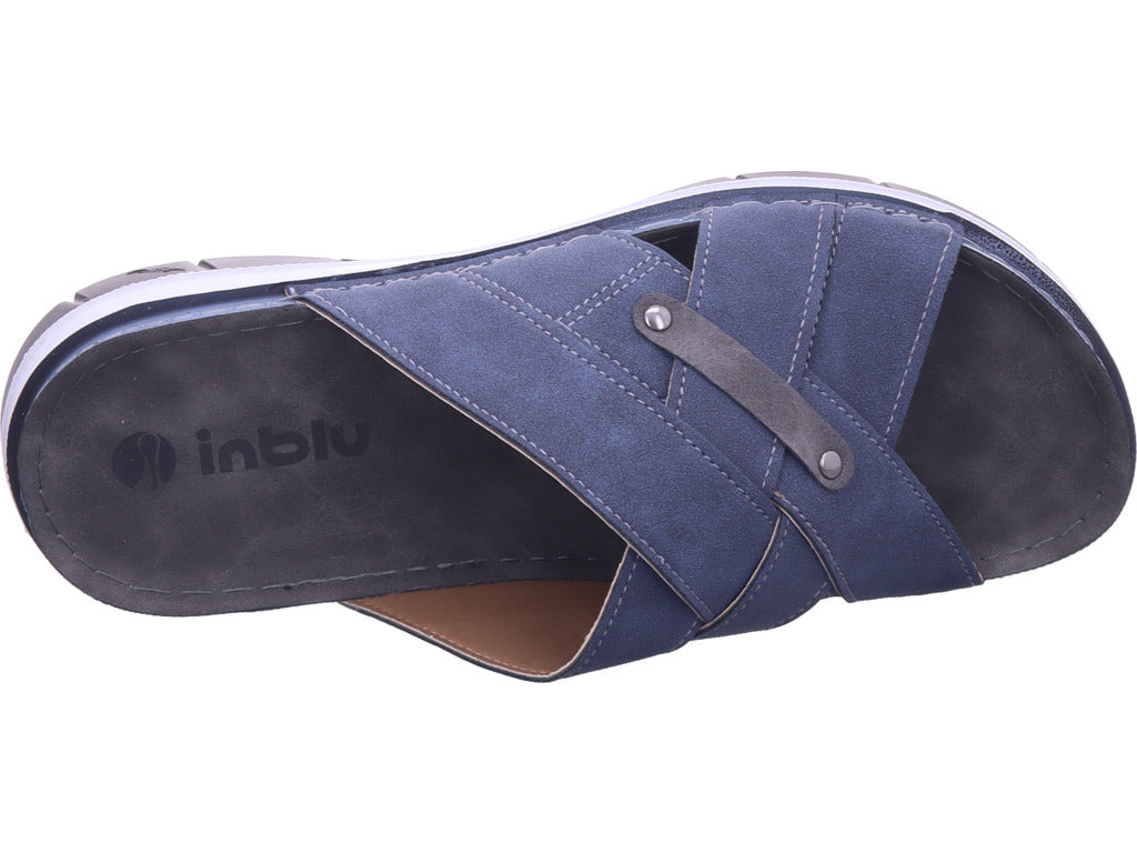 inblu Herren Pantoffel  in blau