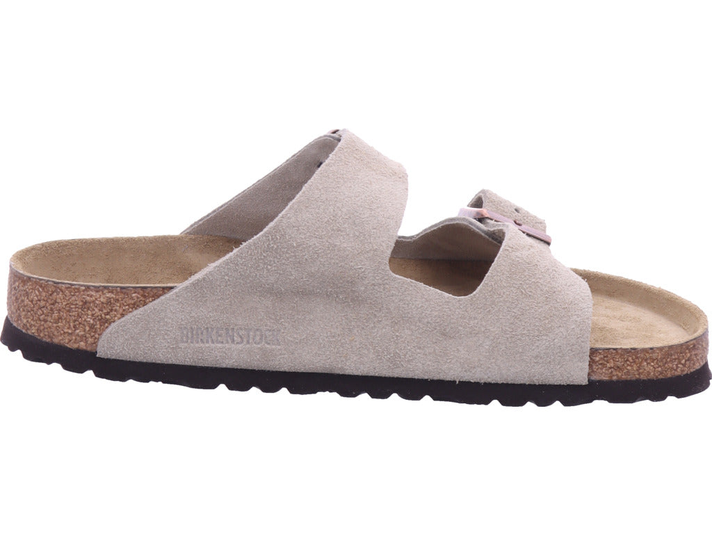 Birkenstock Herren Pantoffel Arizona Soft Footbed in beige