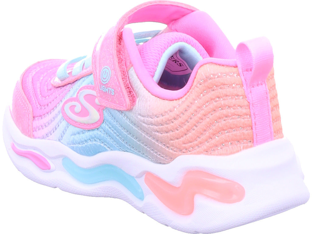 SKECHERS Mädchen Sneaker Wavy Beams in rot