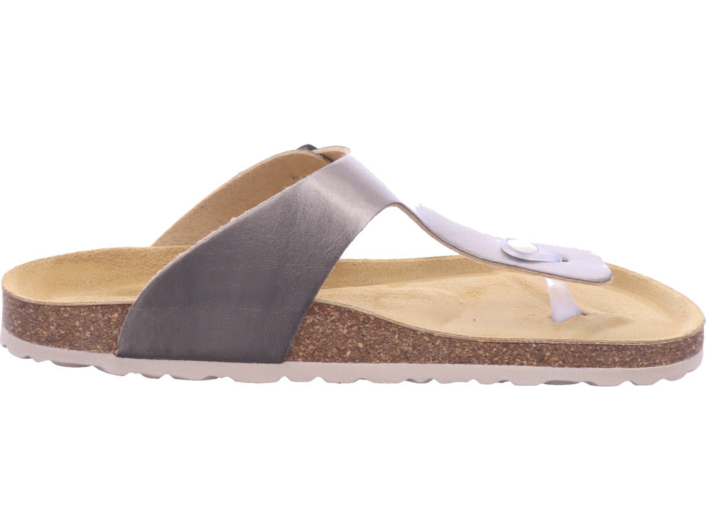 Canadian John Damen Pantolette Platin in sonstige