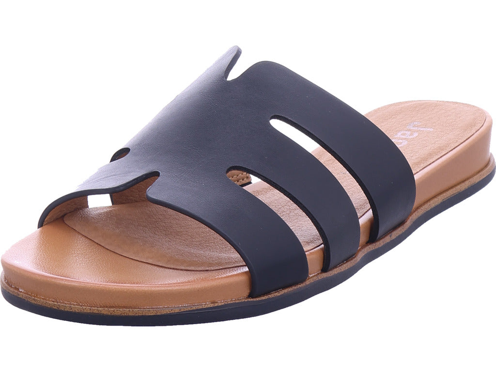 Jana Damen Pantolette  in schwarz