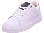 Tommy Hilfiger Damen Sneaker Th Feminine Cupsole Leather in weiß
