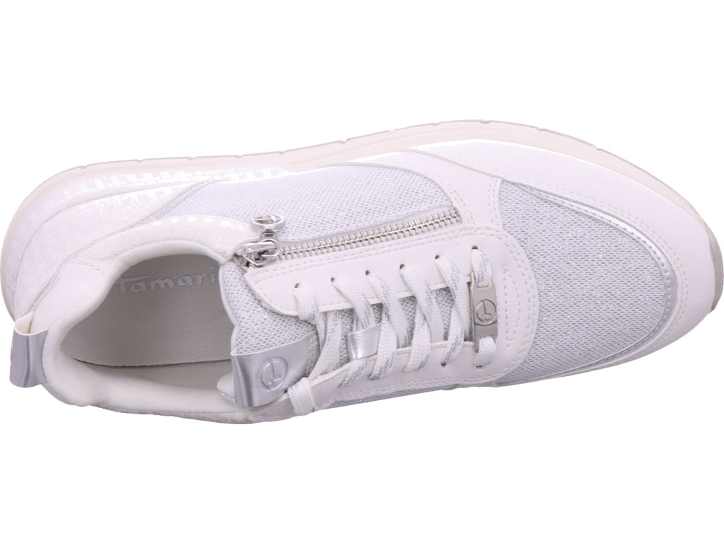 Tamaris Damen Sneaker  in weiß