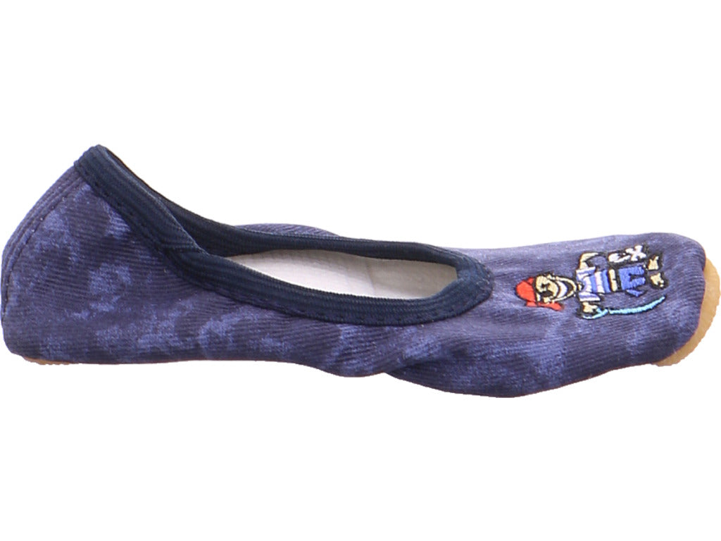 Beck Gymnas Jungen Turnschuh Pirat in blau