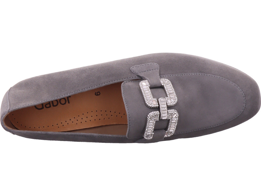 Gabor Damen Slipper  in grau
