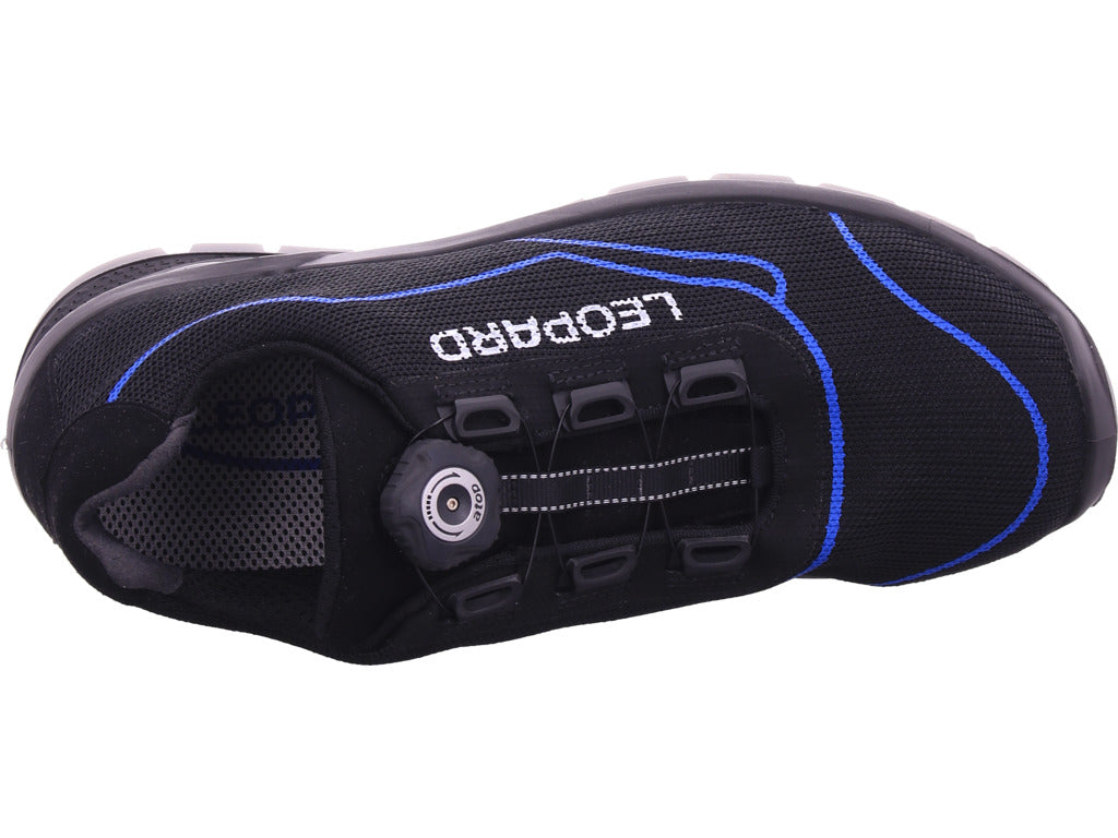 Leopard Herren Arbeitsschuh  in schwarz