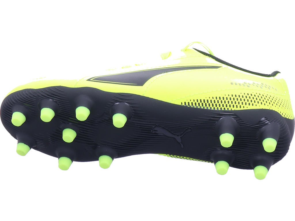 Chlapecká sportovní bota Puma Vitoria II FG Ag Jr ve žluté barvě