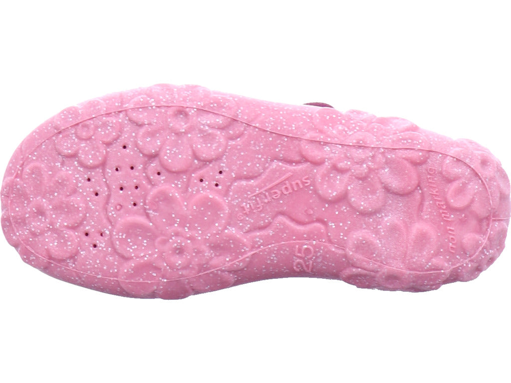 Legero girls' slippers, textile slippers \ Bonny in red