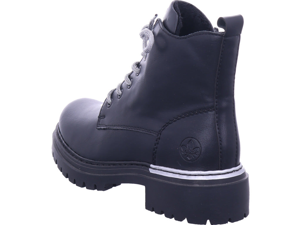 Rieker Damen Hosenstiefel Hwk Damen Stiefel in schwarz