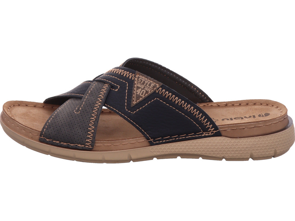 inblu Herren Pantoffel  in braun