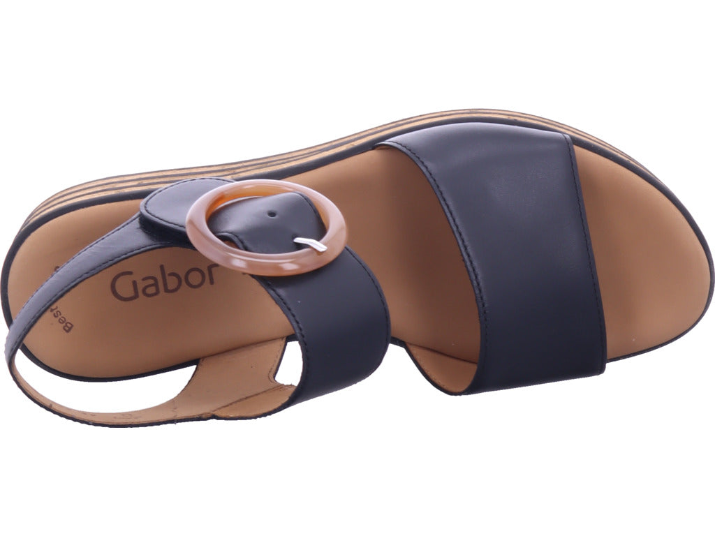 Gabor Damen Sandalette  in schwarz