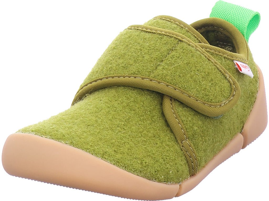 Superfit Unisex - Kinder  Hausschuh Textil \ Venti in grün