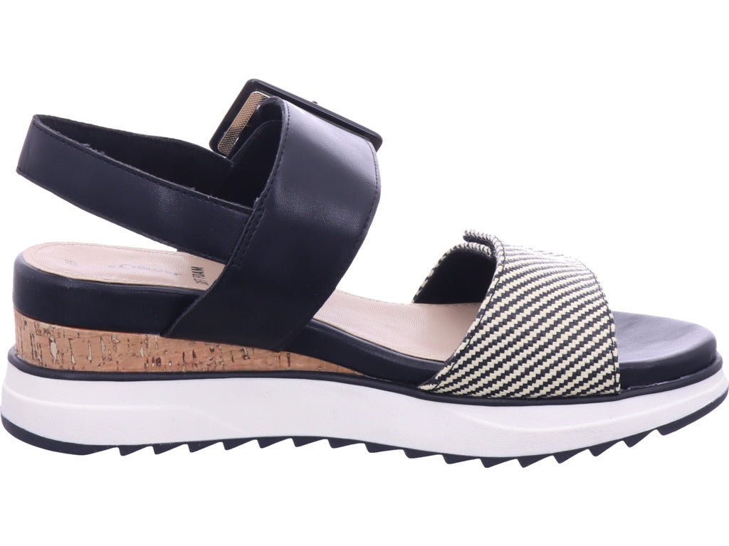 s.Oliver Damen Sandalette  in schwarz