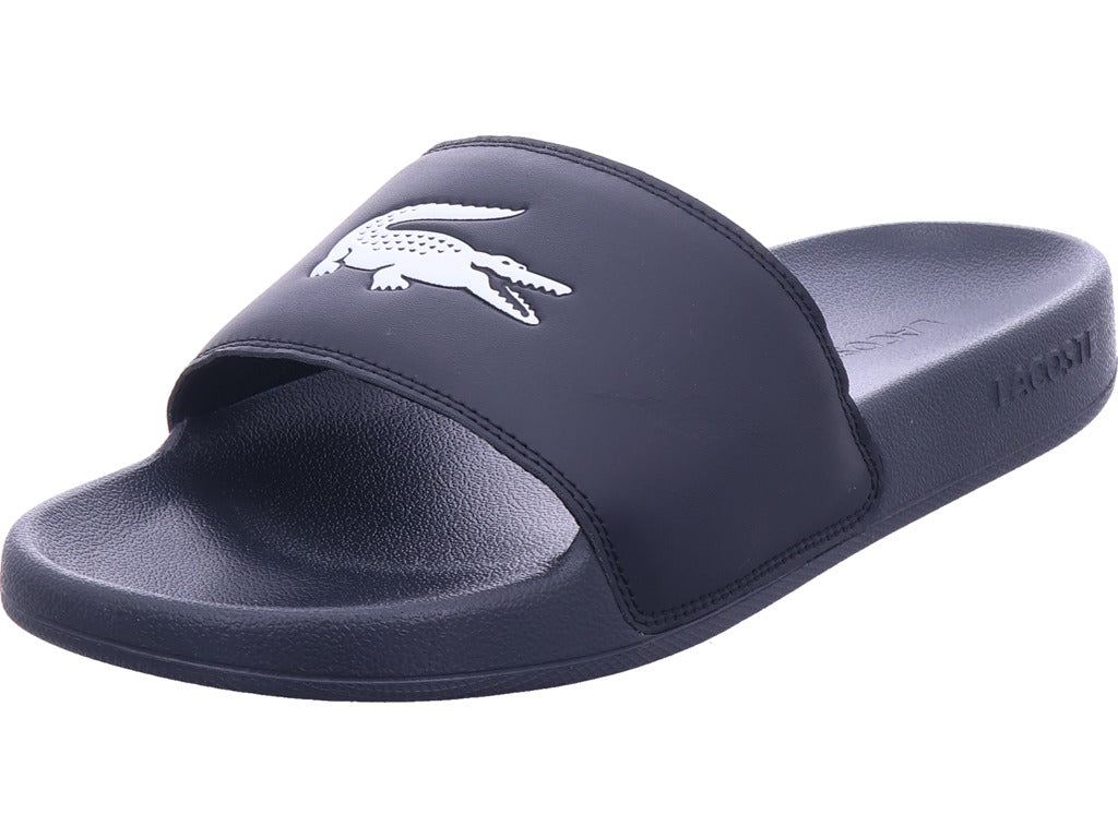 Lacoste Herren Pantolette Serve Slides in schwarz