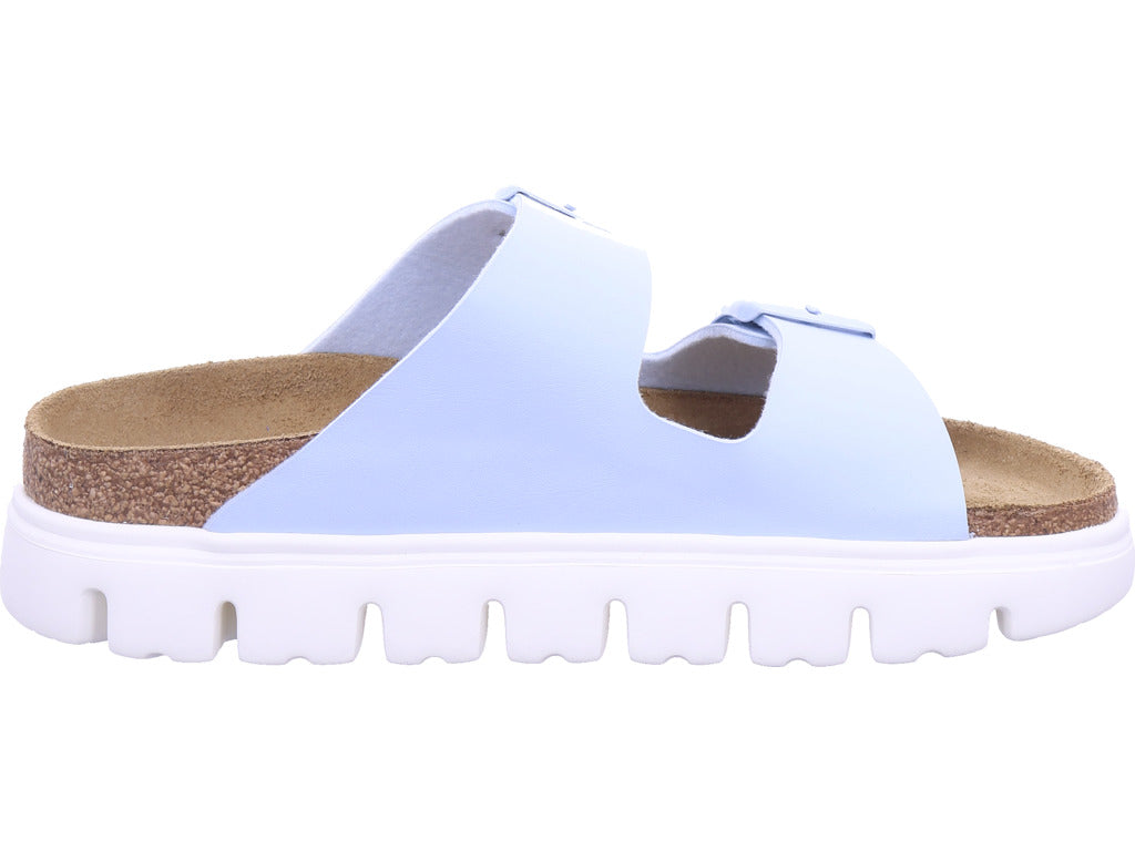 Papillio Damen Pantolette Arizona Pap Chunky Birko-Flor in hell-blau