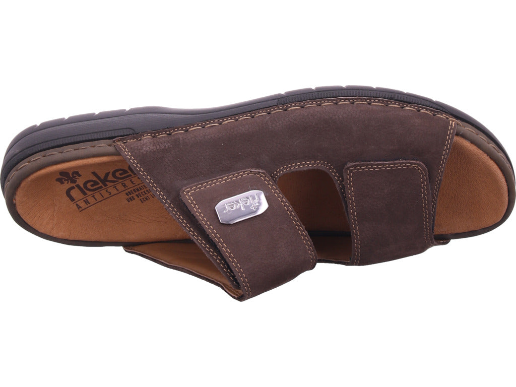 Rieker Herren Pantolette  in braun