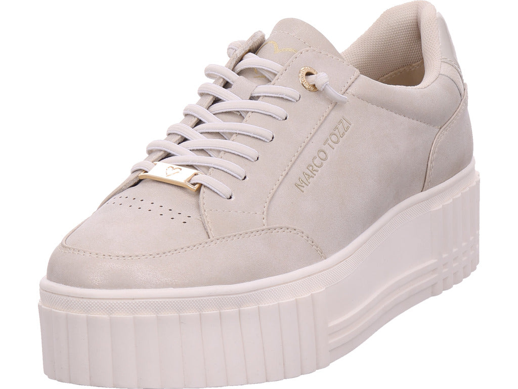 Marco Tozzi women's sneakers in beige