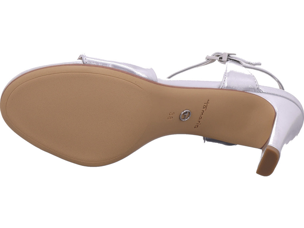 Tamaris Damen Sandalette  in silber