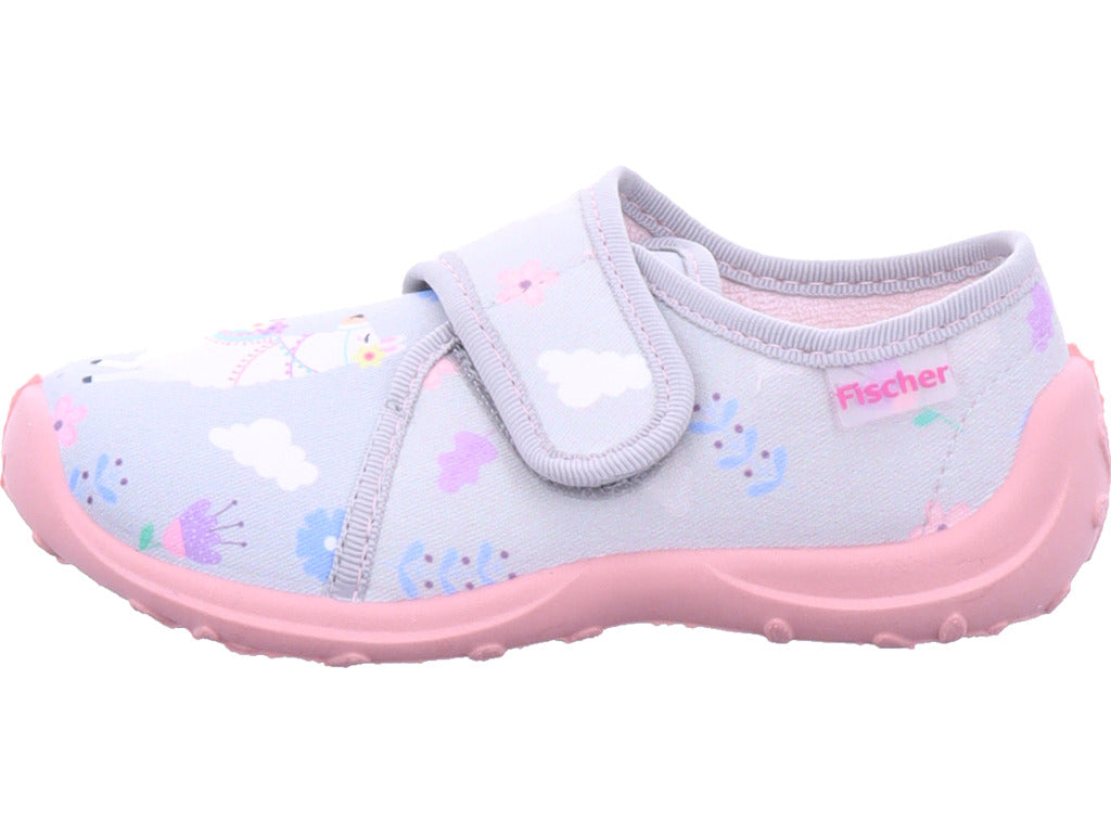 fischer Mädchen   in grau