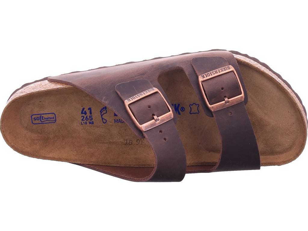 Birkenstock Herren Pantolette Arizona Fl Wb Habana in braun