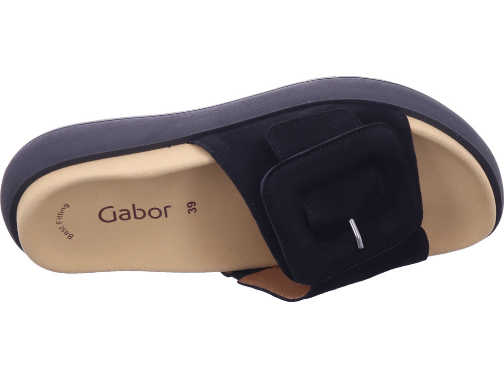 Gabor Damen Pantolette  in schwarz