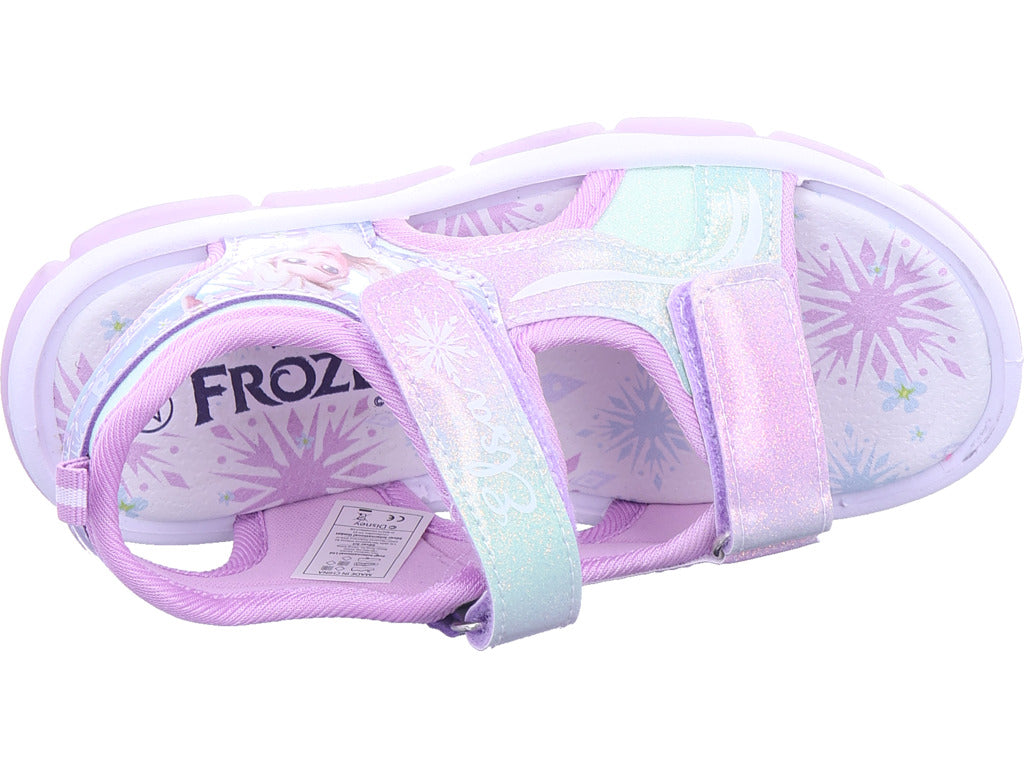 Silver Int Disney Mädchen Sandalette Mesh/ Frozen in lila