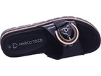 Marco Tozzi Damen Pantolette  in schwarz