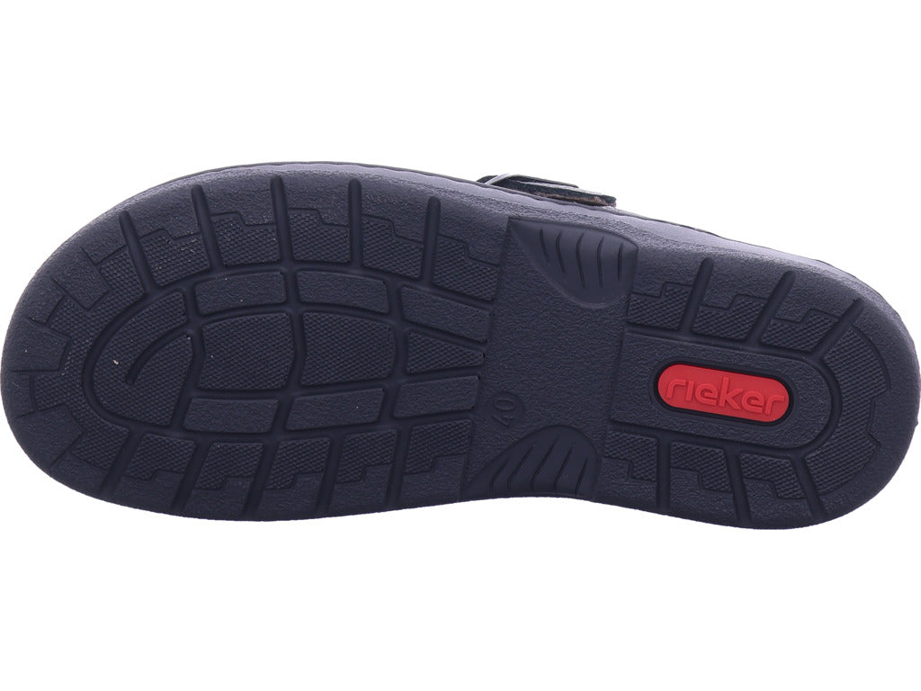 Rieker Herren Sabot Fsk Herren Sandalen in schwarz