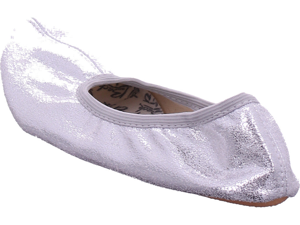 Beck Gymnas Mädchen Slipper  in silber